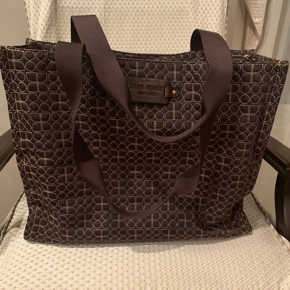 Kate Spade ♠️ Baby Bag Brown